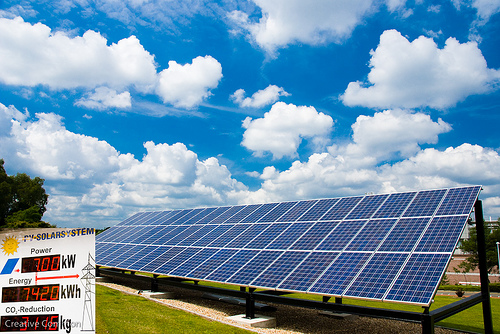 Ahorro de energía eléctrica con paneles solares